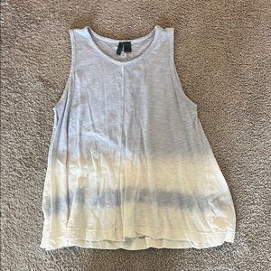 Women’s Light Blue Ombre Sleeveless Tank Top